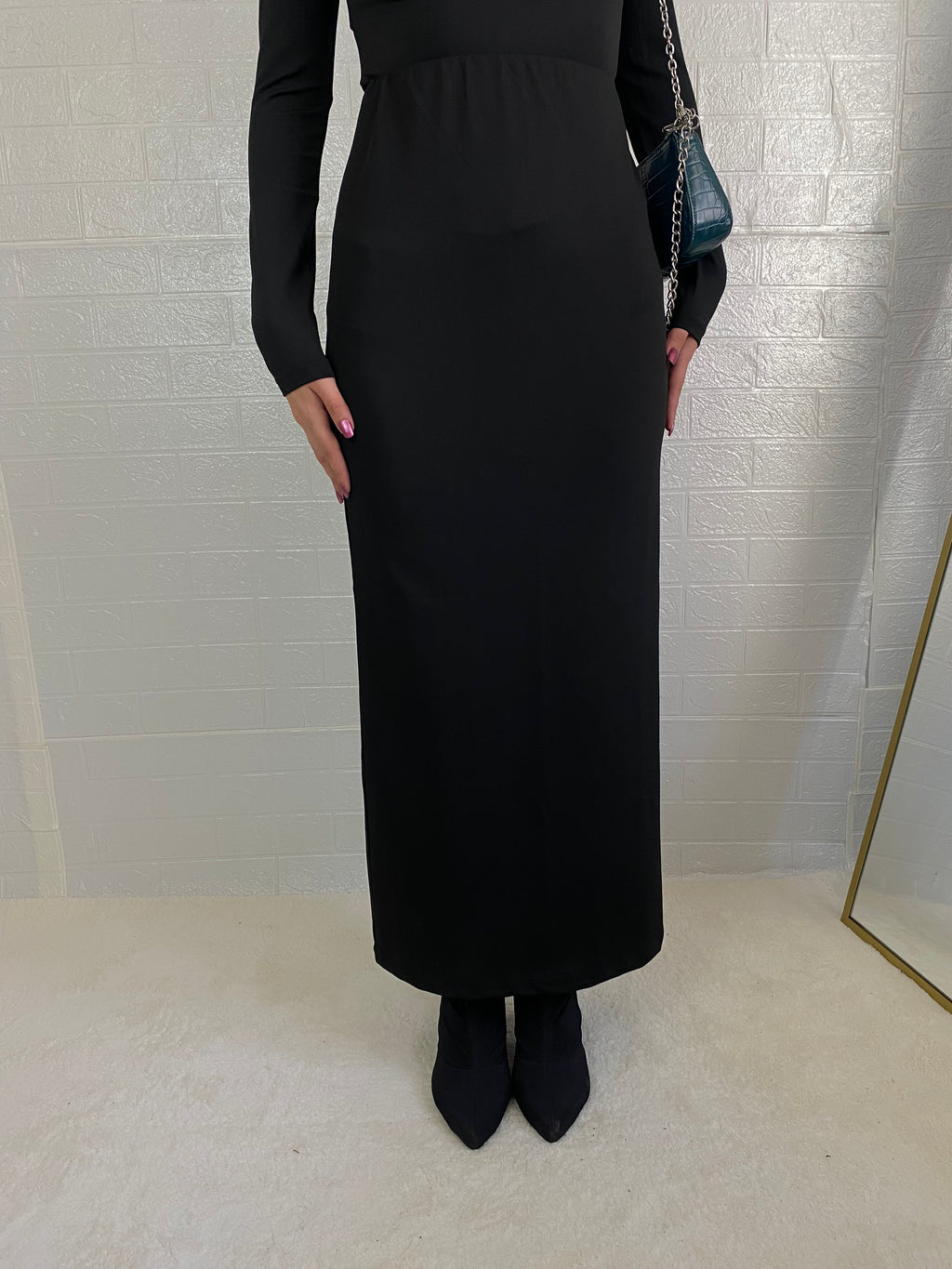 Siyah Basic Etek